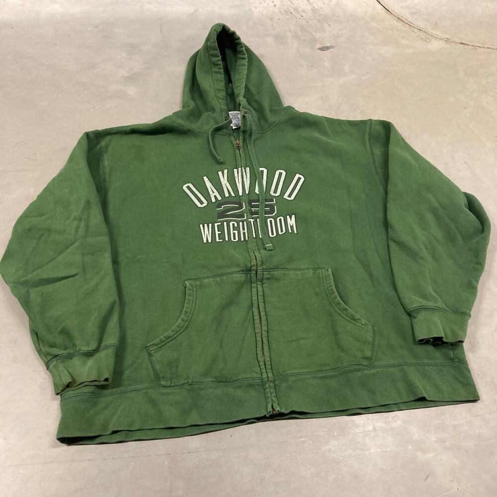 vintage y2k oak wood old navy graphic hoodie